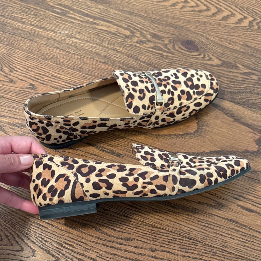 George Leopard-Print Loafers with Gold Tone Bit - Picture 5 of 5